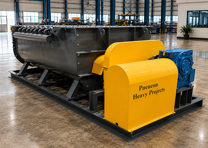 Dual Paddle Type Screw Conveyor